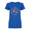 thumbnail image 1 of Cute Baby Flamingo Shaped T-Shirt Women -Image by Shutterstock, Female Medium, 1 of 2