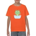 thumbnail image 1 of Cute Baby Frog Bubble Bath T-Shirt Juniors -Image by Shutterstock,  x-Large, 1 of 4