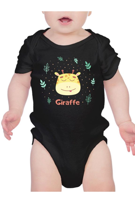 Cute Baby Giraffe Face Bodysuit Infant -Image by Shutterstock,  Newborn
