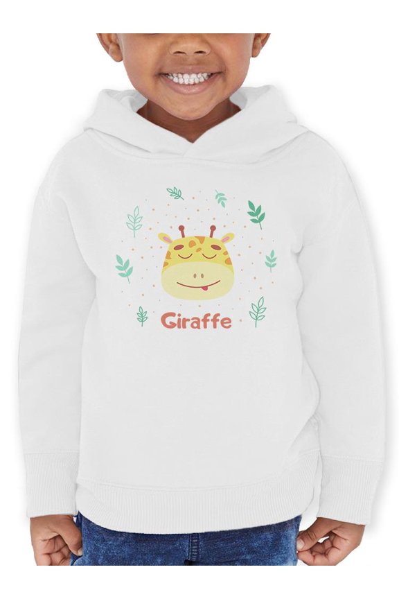 Cute Baby Giraffe Face Hoodie Toddler -Image by Shutterstock, 4 Toddler