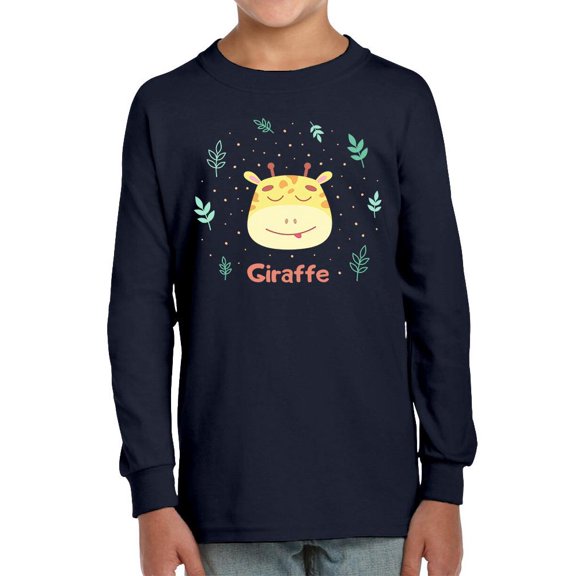 Cute Baby Giraffe Face Long Sleeve Toddler -Image by Shutterstock,  5 Toddler