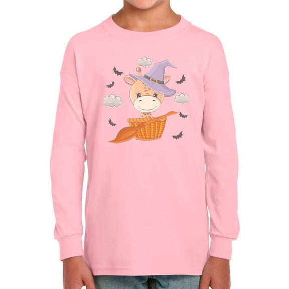 Cute Baby Giraffe W Broom Long Sleeve Toddler -Image by Shutterstock,  2 Toddler