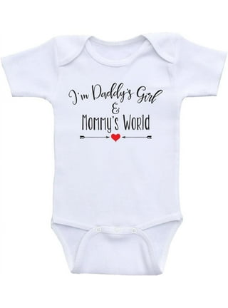 Baby girl clothes with daddy sayings online