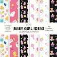 thumbnail image 1 of Cute Baby Girl Ideas Scrapbook Paper 8x8 Designer Baby Shower Scrapbook Paper Ideas for Decorative Art, DIY Projects, Ho, (Paperback), 1 of 1