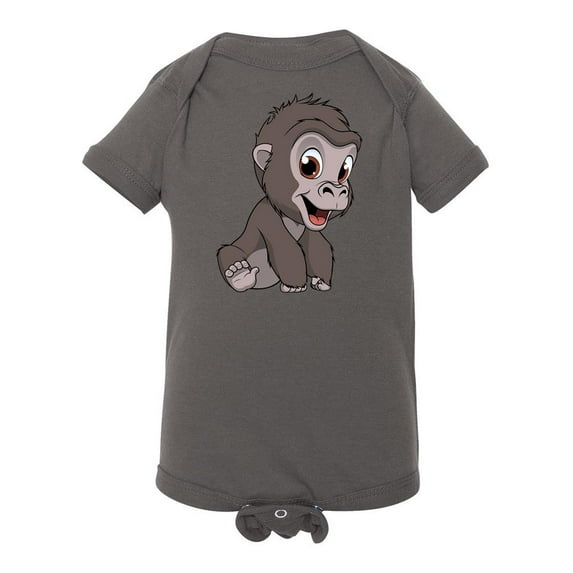 Cute Baby Gorilla Bodysuit Infant -Image by Shutterstock, 18 Months