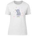 thumbnail image 1 of Cute Baby Gray Elephant Tee Women's -Image by Shutterstock, 1 of 2
