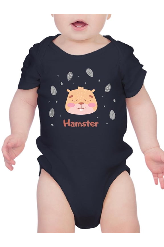 Cute Baby Hamster Face Bodysuit Infant -Image by Shutterstock, 24 Months