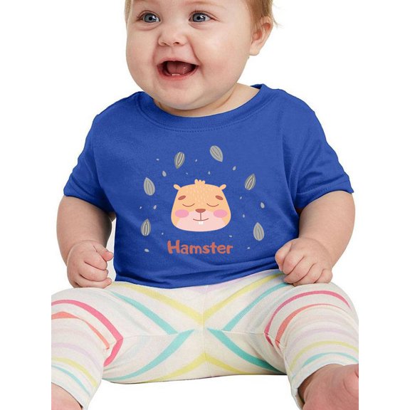 Cute Baby Hamster Face T-Shirt Infant -Image by Shutterstock,  24 Months