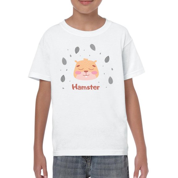 Cute Baby Hamster Face T-Shirt Juniors -Image by Shutterstock,  x-Large