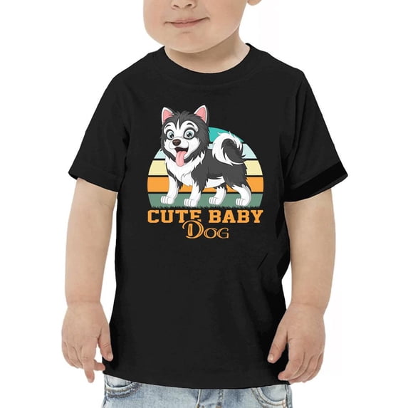 Cute Baby Husky T-Shirt Toddler -Image by Shutterstock, 4 Toddler