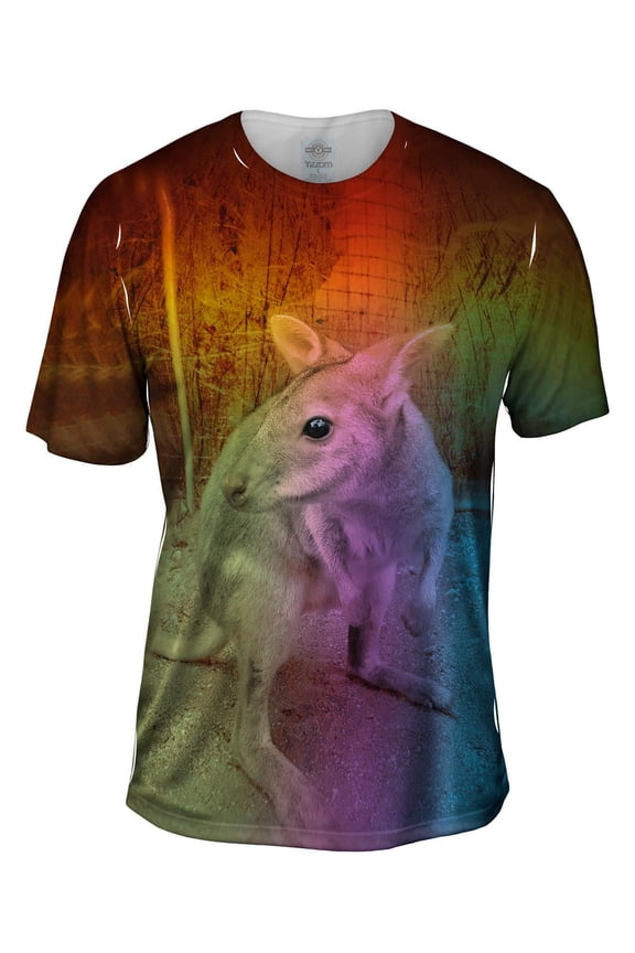 Cute Baby Kangaroo Mens T-Shirt All Over Print