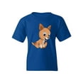 thumbnail image 1 of Cute Baby Kangaroo T-Shirt Juniors -Image by Shutterstock,  Large, 1 of 4