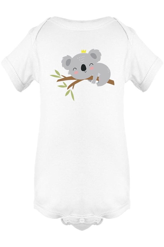 Cute Baby Koala Sleeping Bodysuit Infant -Image by Shutterstock, Newborn