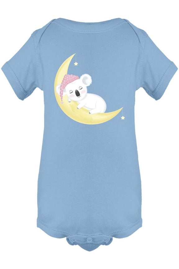 Cute Baby Koala Sleeping Graphic Bodysuit Infant -Image by Shutterstock, Newborn