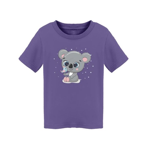 Cute Baby Koala With Bird T-Shirt Toddler -Image by Shutterstock,  3 Toddler