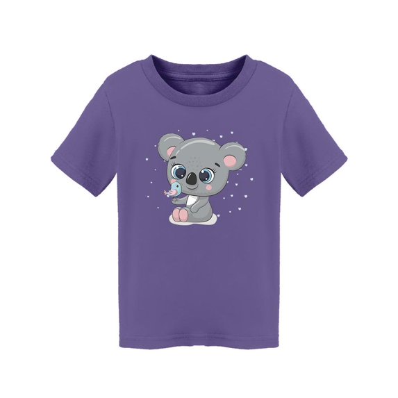 Cute Baby Koala With Bird T-Shirt Toddler -Image by Shutterstock, 5 Toddler