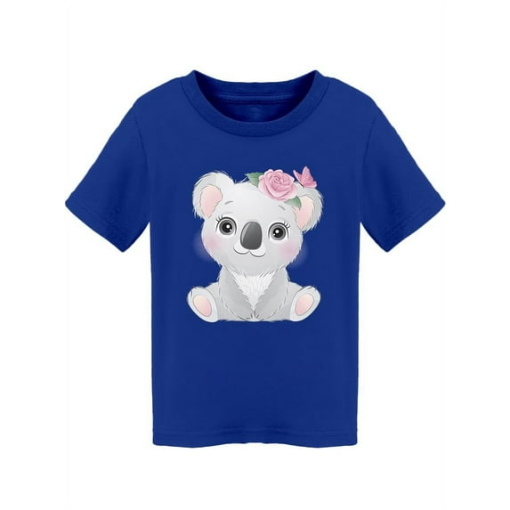 Cute Baby Koala With Flowers T-Shirt Toddler -Image by Shutterstock, 5 Toddler