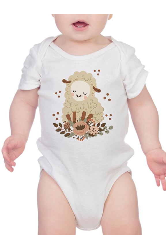 Cute Baby Lamb Bodysuit Infant -Image by Shutterstock, 18 Months