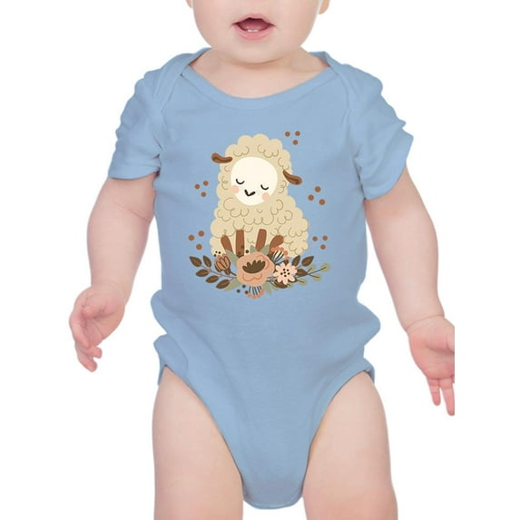 Cute Baby Lamb Bodysuit Infant -Image by Shutterstock, Newborn