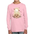 thumbnail image 1 of Cute Baby Lamb Sleepy Long Sleeve Toddler -Image by Shutterstock,  5 Toddler, 1 of 4