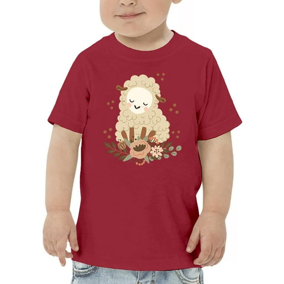 Cute Baby Lamb Sleepy T-Shirt Toddler -Image by Shutterstock, 2 Toddler