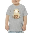 thumbnail image 1 of Cute Baby Lamb Sleepy T-Shirt Toddler -Image by Shutterstock,  2 Toddler, 1 of 4