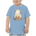 thumbnail image 1 of Cute Baby Lamb Sleepy T-Shirt Toddler -Image by Shutterstock,  2 Toddler, 1 of 4