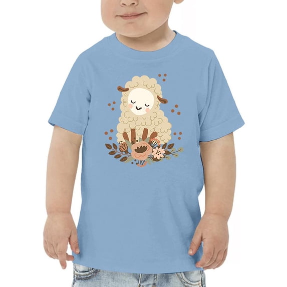 Cute Baby Lamb Sleepy T-Shirt Toddler -Image by Shutterstock, 2 Toddler