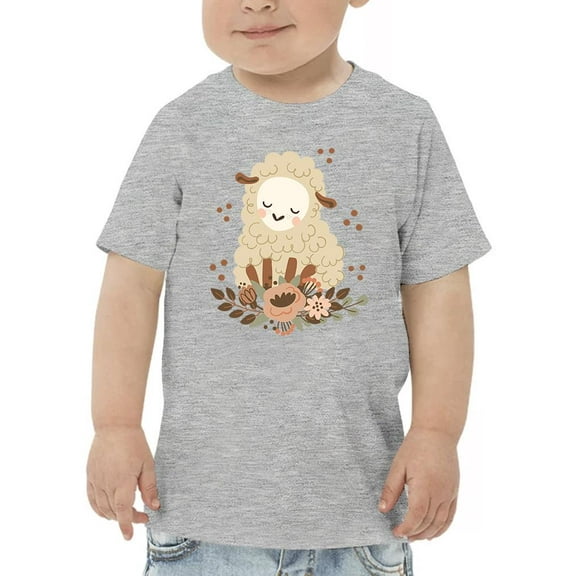 Cute Baby Lamb Sleepy T-Shirt Toddler -Image by Shutterstock,  3 Toddler