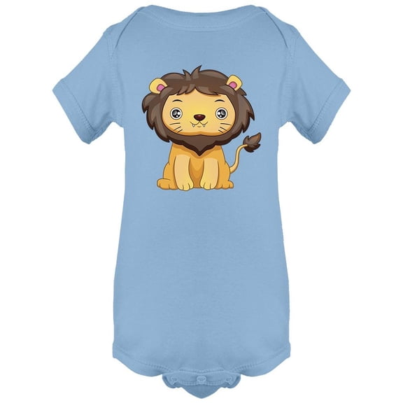 Cute Baby Lion Brown Mane Bodysuit Infant -Image by Shutterstock, 6 Months