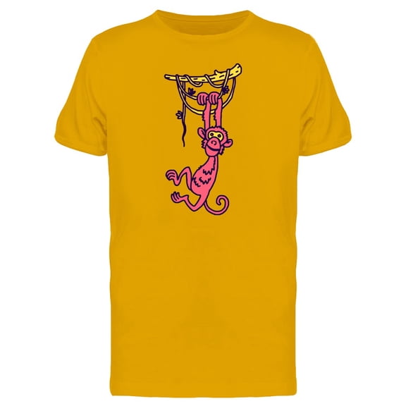 Cute Baby Monkey Cartoon Tee Men's -Image by Shutterstock