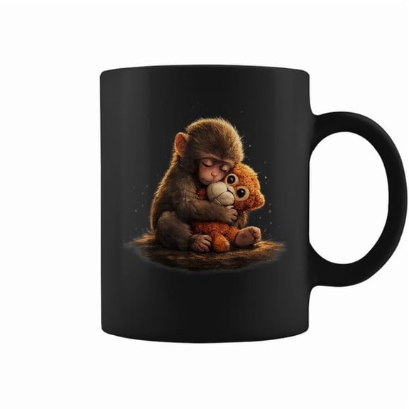 Cute Baby Monkey Punch Viral Zoo Japan Coffee Mugs