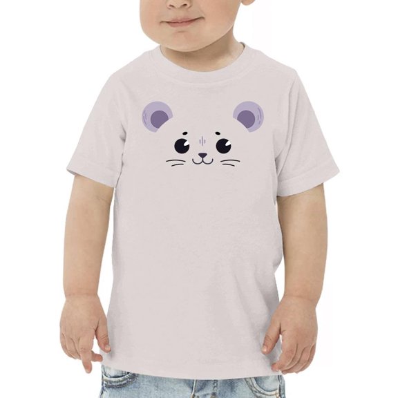Cute Baby Mouse Face T-Shirt Toddler -Image by Shutterstock,  4 Toddler