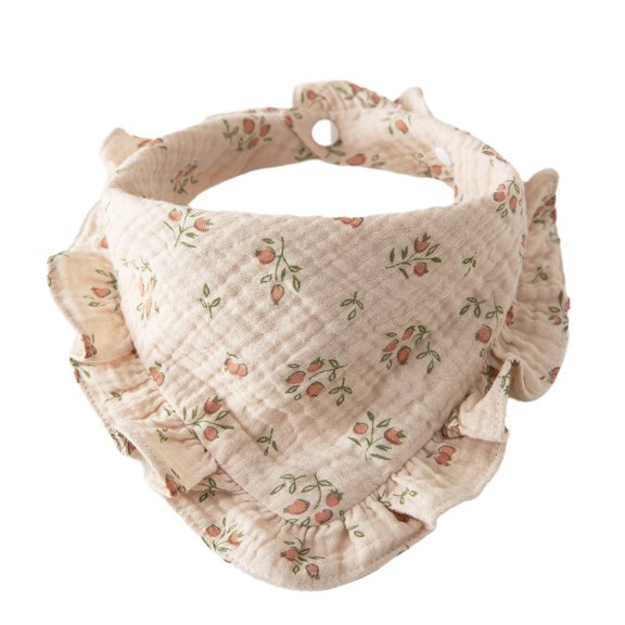 Cute & Baby Neck Scarves with Fun Pattern Breathable Baby Spit up Protectors Absorbent Baby Drools Cover Gift