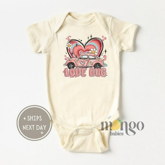 Cute Baby Onesies Love Bug Baby Outfit Infant Clothes Cute Baby Girl Clothes Kids Tshirt Baby Shower Gift Ideas 2254 Cute Baby Onesie, BABY BODYSUIT LAT 4424