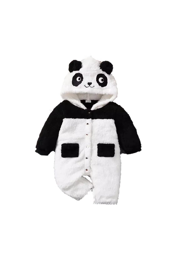 The Cute Baby Panda In The Autumn and Winter Of Is A Baby Boy with A Color Contrast Outfits for Teen Girls Baby Bedding Baby Girl Winter Clothes Packs Come Baby Cute Pants for Teens Girls Little