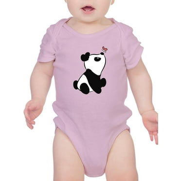 Cute Baby Panda Bodysuit Infant -Image by Shutterstock,  6 Months