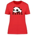 thumbnail image 1 of Cute Baby Panda Cartoon T-Shirt Women -Image by Shutterstock, Female Medium, 1 of 2