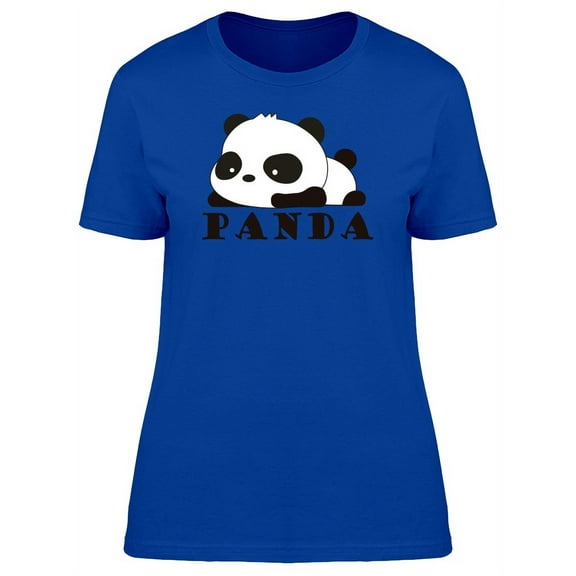 Cute Baby Panda Cartoon T-Shirt Women -Image by Shutterstock, Female Small