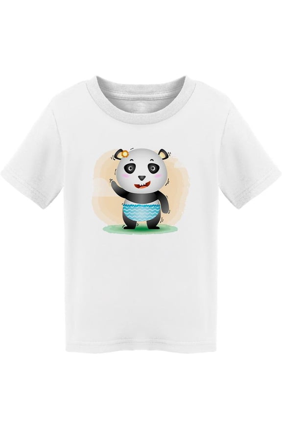 Cute Baby Panda Design T-Shirt Toddler -Image by Shutterstock,  2 Toddler
