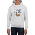 thumbnail image 1 of Cute Baby Panda In Basket Hoodie Juniors -Image by Shutterstock,  Large, 1 of 4