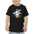 thumbnail image 1 of Cute Baby Panda In Basket T-Shirt Toddler -Image by Shutterstock,  5 Toddler, 1 of 4