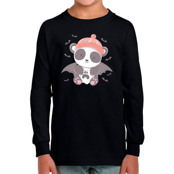 Cute Baby Panda W Ghost Long Sleeve Toddler -Image by Shutterstock,  2 Toddler