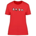 thumbnail image 1 of Cute Baby Pandas Cartoon T-Shirt Women -Image by Shutterstock, Female Large, 1 of 2