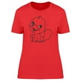 thumbnail image 1 of Cute Baby Platypus Cartoon T-Shirt Women -Image by Shutterstock, Female Large, 1 of 2