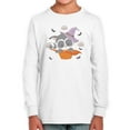 thumbnail image 1 of Cute Baby Racoon W Broom Long Sleeve Toddler -Image by Shutterstock,  2 Toddler, 1 of 4