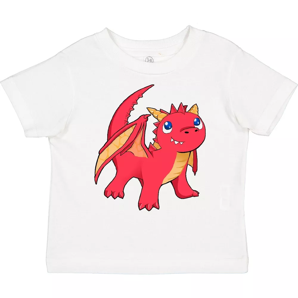KIDS SHORT SLEEVE T-SHIRT 12-14 HEART OF A DRAGON main image 1