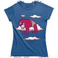 thumbnail image 1 of Cute Baby Sloth Funny Lazy Chillin Out Positivity Good Vibes Women's T-Shirt, 1 of 4