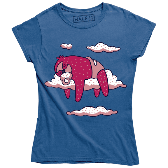 Cute Baby Sloth Funny Lazy Chillin Out Positivity Good Vibes Women's T-Shirt