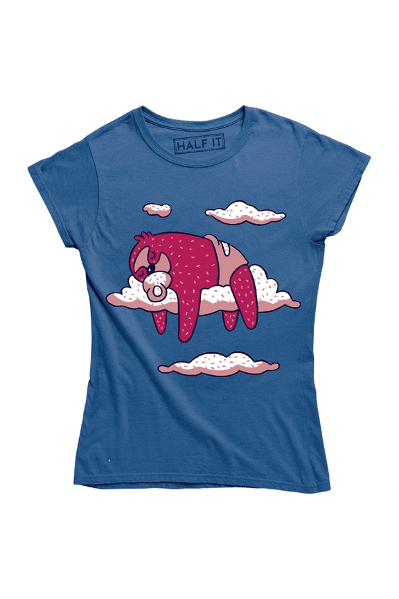 Cute Baby Sloth Funny Lazy Chillin Out Positivity Good Vibes Women's T-Shirt